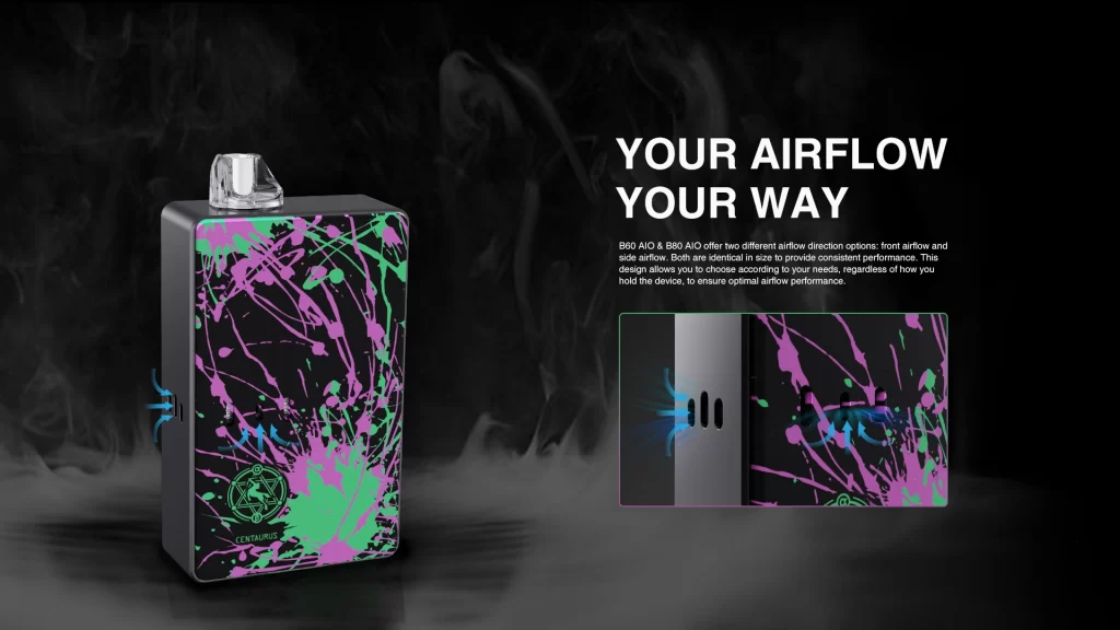 Dual-airflow MTL vape