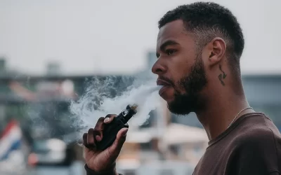 Which airflow settings on a vape kit can improve throat hit?