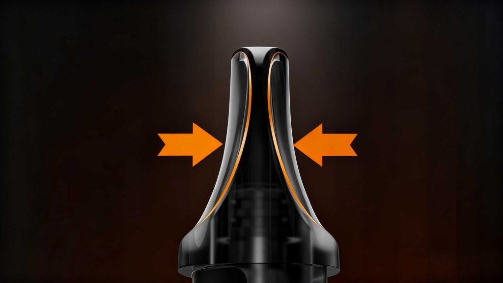 Vape Cartridge with a more ergonomic mouthpiece design (1)