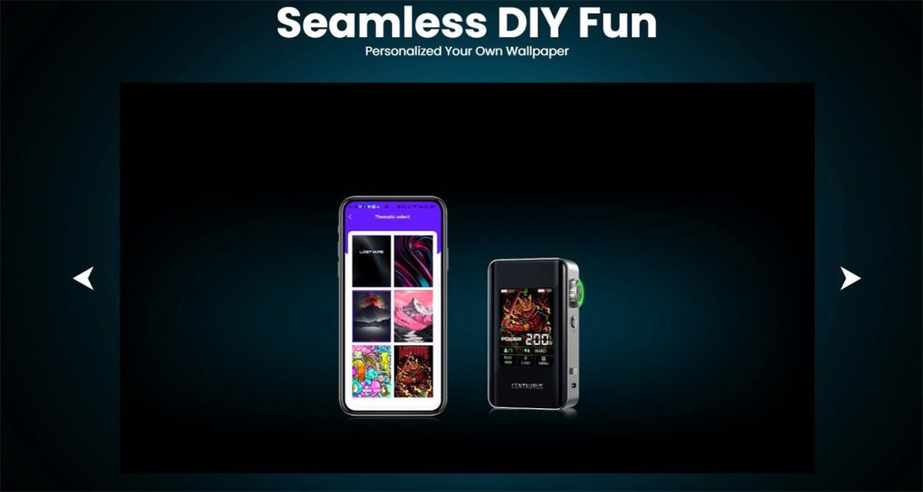 Customizable Wallpapers and User Interface