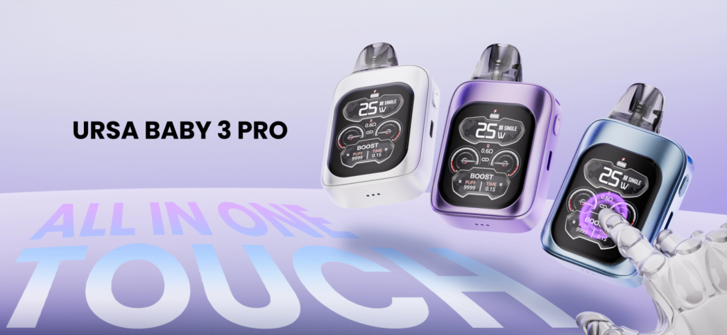 2.01-inch Full-Color Screen, Intuitively Controlled Touchscreen Pod Kit