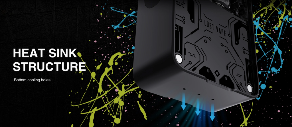 bottom-vented design