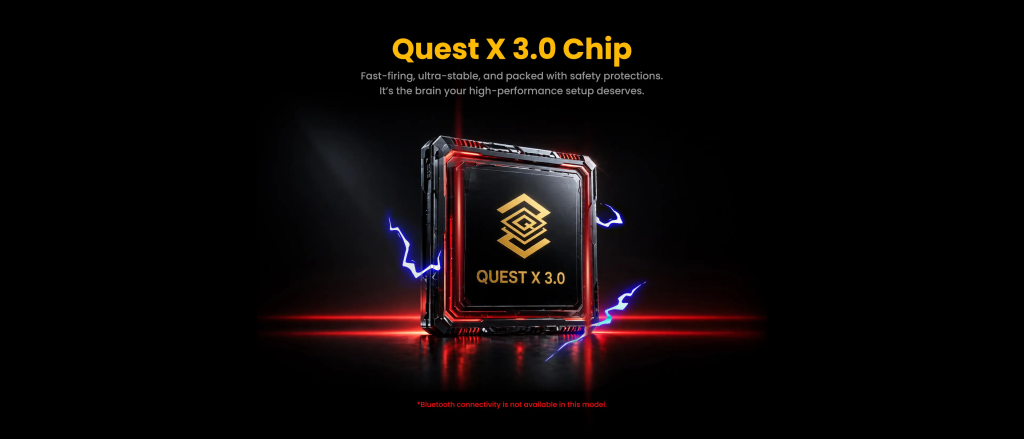 The Quest3.0 chipset delivers smooth and fast performance